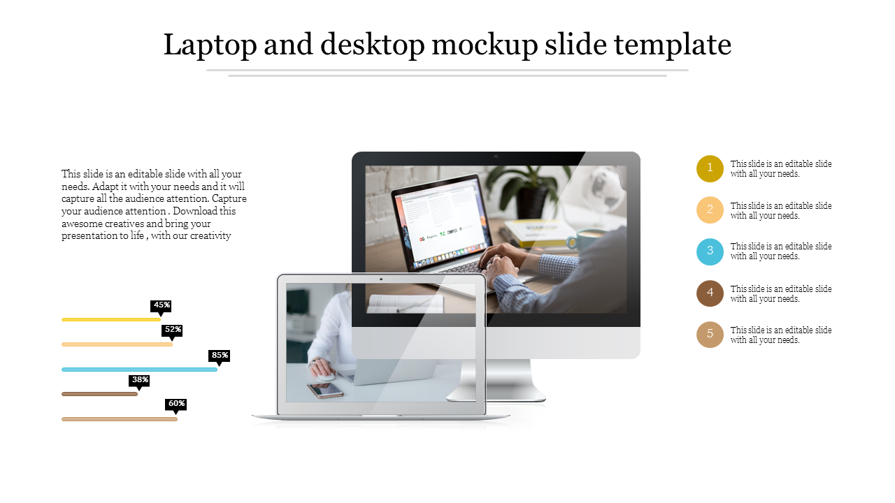 Simple Mockup PowerPoint Template and Google Slides